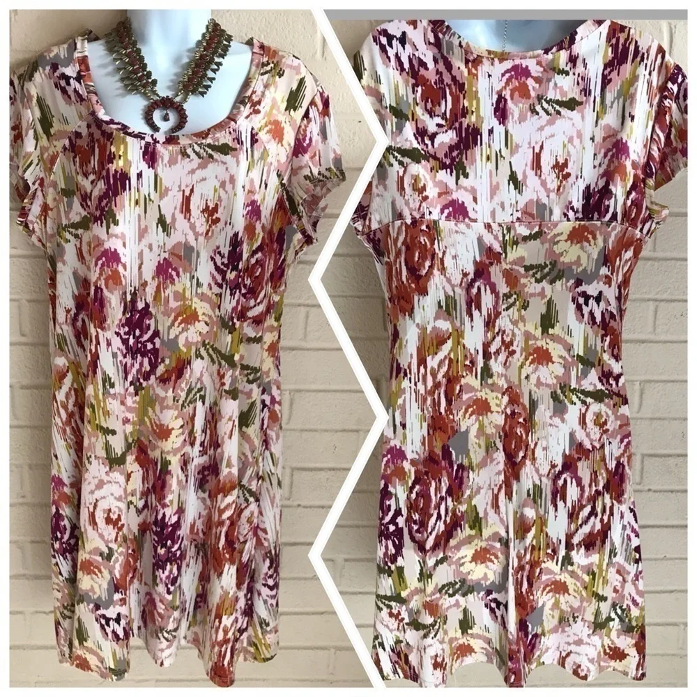 LIZ Claiborne Printed Dress size 14 - Picture 3 of 3